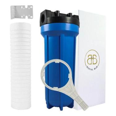 Imagem de Kit Filtro Caixa Água Cavalete 9 3/4 Polipropileno Ranhurado - Royal B