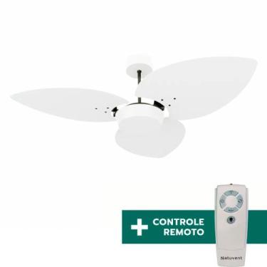Imagem de Ventilador de Teto Com Controle Remoto Natuvent Dahlia No Light 3 Pás 