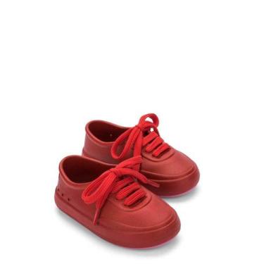 Imagem de Tênis Infantil Mini Melissa Baby Free Hug Masculino Feminino, Vermelho