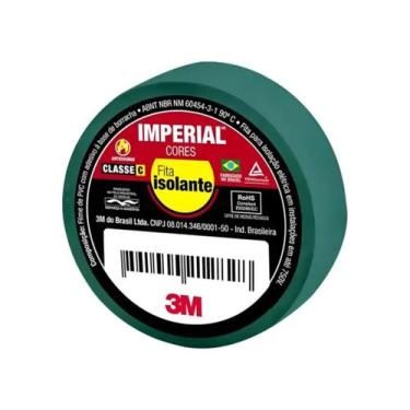 Imagem de FITA ISOLANTE IMPERIAL VERDE 18mmX10m - 3M
