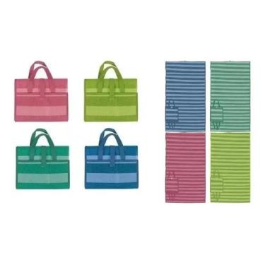 Imagem de Esteira De Praia Vira Bolsa Dobrável Verão 90x170cm - Dute Toys, Verde