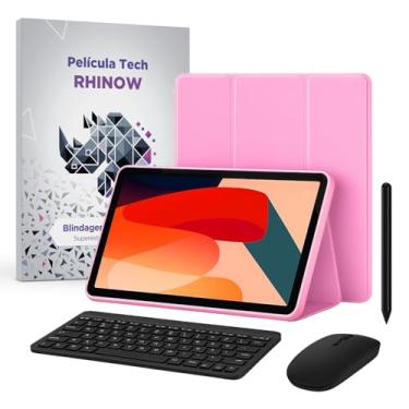 Imagem de Kit Capa Slim para Xiaomi Redmi Pad SE 11": Película de vidro + Caneta Precision + Teclado e Mouse (Rhinow)