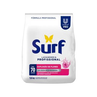Imagem de Sabão em Pó Surf Explosão de Flores Concentrado Profissional 5,6kg, 5,