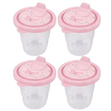 Imagem de Copo Com Bico 200ml Transição Criança Personagens Menino Menina - - PL
