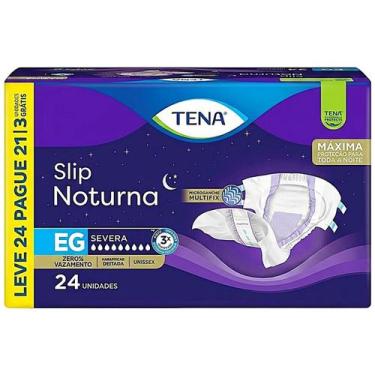 Imagem de Fralda Geriátrica Tena Slip Noturna Tam EG 24 unidades