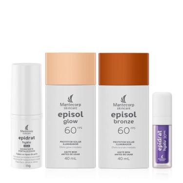 Imagem de Kit Dermomake Glow & Bronze + Lip Oil - Berry - Epidrat