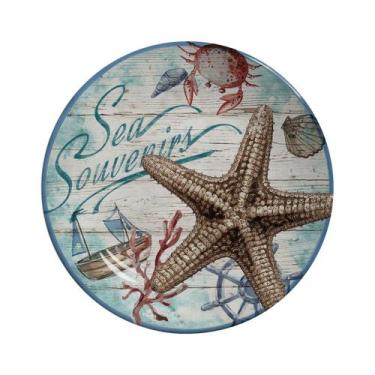 Imagem de Conjunto 6 Pratos Sobremesa Ø20cm Oceano - SCALLA