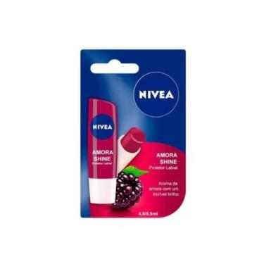 Imagem de Protetor Labial Nivea - Com Cor - Amora Shine - 4,8g