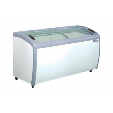 Imagem de Freezer Horizontal Frilux 460 Litros Branco Vidro Curvo 220V RF-108-C