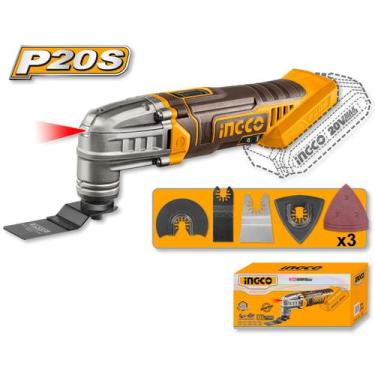 Imagem de Multiferramenta Oscilante INGCO Multicortadora a Bateria 20V CMLI2022