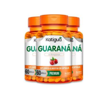 Imagem de Kit 3 Guaraná Katiguá 60 Cápsulas