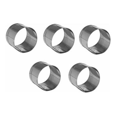 Imagem de Kit 5 Aro Cortador De Massa, Bolo, Biscoito 4 X 4 Inox