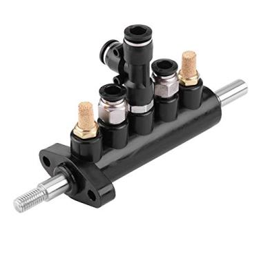 Imagem de KIMISS Válvula de controle de ar para carro Válvula de pedal para trocador de pneu suprimentos de máquina, ferramenta tipo A, liga de alumínio (preta) KIMISS D KIMISSdczat54bk1-04
