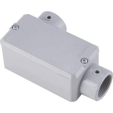 Imagem de Condulete fixo 1.1/4'' tipo ''LL'' - com tampa/rosca NPT/com pintura eletrostática a pó Caixas de derivação Tramontina 5610404