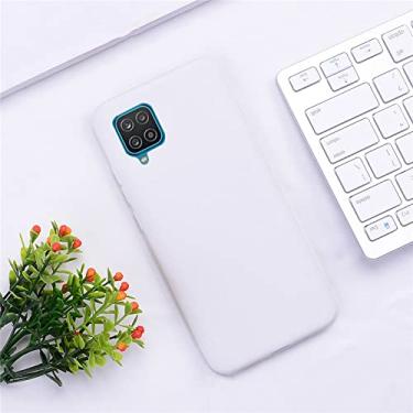 Imagem de Capa de telefone de silicone macio cor fashion para samsung galaxy a22 a52 a52s m32 a32 5g 4g a12 m12 m21 m31 a02 a02s a11 m11 a10 a41 capa protetora, a16, para samung a12, m12