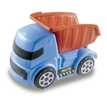 Brinquedo Infantil Caminhao Strong Cacamba Azul Nig - Papellotti