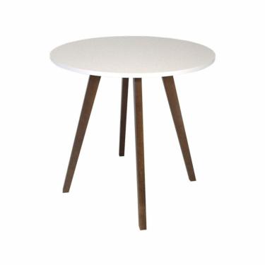 Imagem de Mesa de Jantar Redonda Dublin Branca Ref. 020 80B VivaLigna