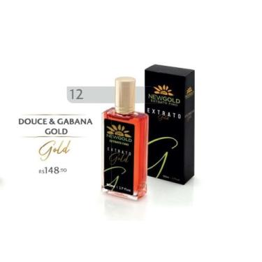 Imagem de Perfume Extrato Fino Reforçado Douce Gabana Gold 50 Ml - Newgold Extra