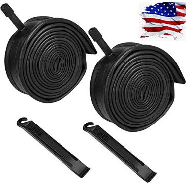 Imagem de Tubo de bicicleta EddHomes 26 polegadas 26 x 1,90/26 x 1,95/26 x 2,125 Pneu de bicicleta de substituição Tubo de bicicleta Bicicleta Interno Tubo de montanha Interno Tubo interno - 2 peças