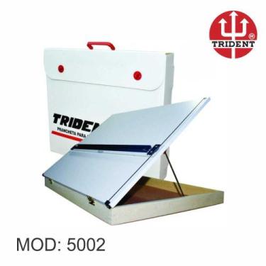 Imagem de Prancheta Trident Mod 5002 A2 Desenho Técnico Régua Paralela