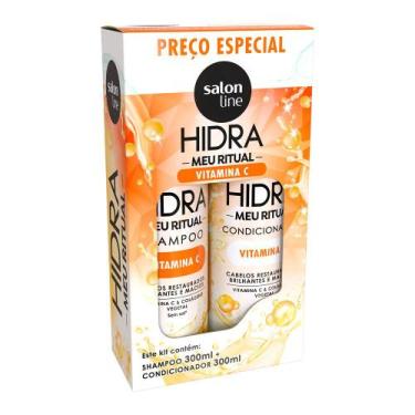Imagem de Shampoo + Condicionador Salon Line Hidra Meu Ritual Vitamina C 300ml C