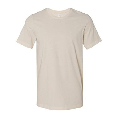 Imagem de Camiseta Bella + Canvas unissex Heather CVC (3001CVC), Soft Cream, Medium