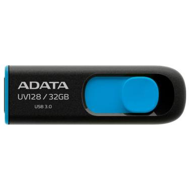 Imagem de Pen Drive 32GB Adata UV128 - USB - Azul - AUV128-32G-RBE