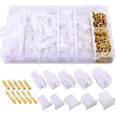 Imagem de Swpeet — Kit de conectores elétricos automotivos de 6,3 mm, conectores elétricos automotivos de 6,3 mm 1 2 3 4 6 8 9 pinos, conectores elétricos de fio automotivo, terminais de crimpagem de pino, 2.8mm, Assortment Kit