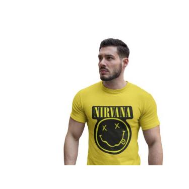 Imagem de Camiseta Moderna Banda Nirvana Rock Grunge - P.K Line Shop