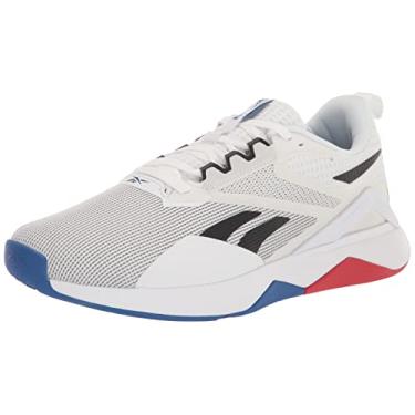 Imagem de Reebok Tênis masculino Nanoflex Tr V2 Cross Trainer, Branco/Cinza frio/Preto, 13
