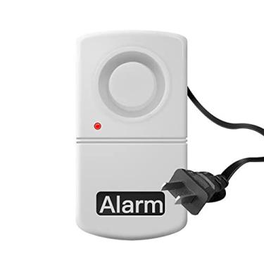 Imagem de Gegong Alarme automático de falha de energia, alarme de corte de energia de 120 db, alarme de interrupção de falha do indicador LED, sirene de aviso inteligente, bateria de 9 V (não incluída), plugue