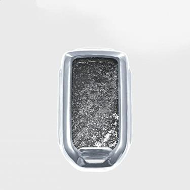 Imagem de SELIYA Capa de chave de carro TPU, apto para Honda Civic, apto para HR-V CRV Odyssey Accord 2013-2017 chaveiro de concha de chave, A, prata