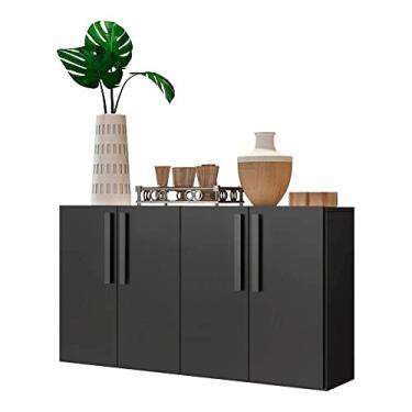 Imagem de Aparador Buffet 4 portas Viena Multimóveis Preto