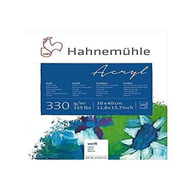 Imagem de Acrilico 330 g/m², bloco para pintura acrilica, 30x40cm, 20 fls