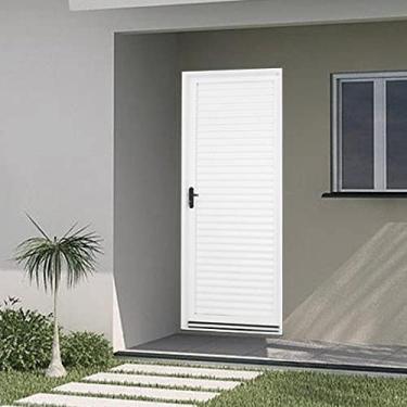 Imagem de Porta de Giro Laminada Direita 215x75cm Minas Sul Mgm Branco