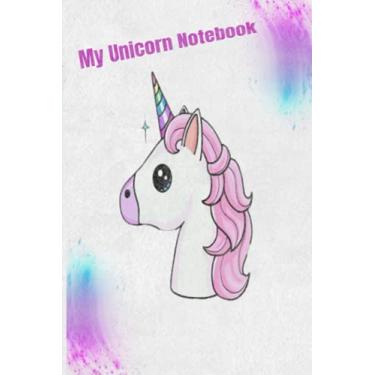Imagem de Diário de caderno Unicórnios Make Me Smile 15 x 22 cm pautado