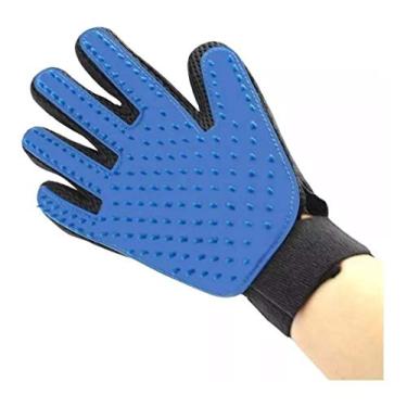 Imagem de Luva Escova Nano Magnética Tira Pelos Dos Pets Cães E Gatos