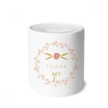 Imagem de DIYthinker Thank Abstract Plants Art Pattern caixa de dinheiro caixa de cerâmica porta-moedas presente de cofrinho