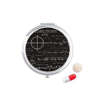 Imagem de Curve Graphs Caixa de armazenamento de medicamentos para cálculos e comprimidos com fórmula matemática