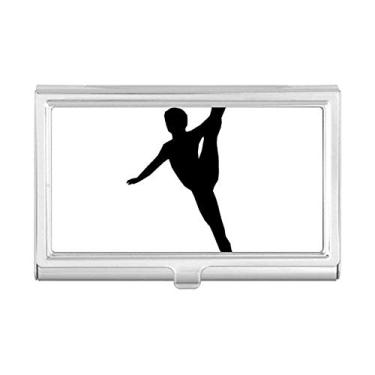 Imagem de Carteira de bolso para cartões de visita com educação física e patinação