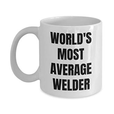 Imagem de Caneca de soldador - Copo de café - Soldador mais médio do mundo - Presentes de soldador