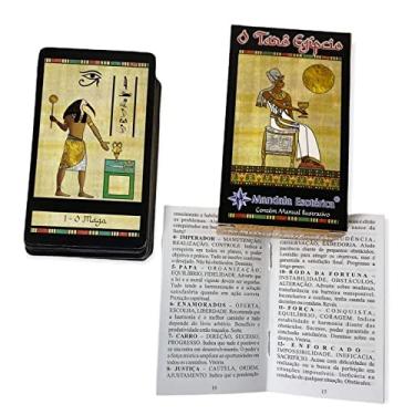 Imagem de Baralho O Tarot Egípcio Completo com 78 Cartas Plastificado