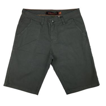 Imagem de Bermuda Masculina Sarja e Elastano Corte Alfaiataria Wolfgan-Masculino