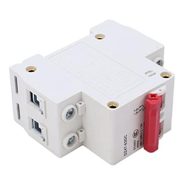 Imagem de Disjuntor Fotovoltaico DC 2P Interruptor de Ar para Proteção contra Curto-circuito de Sobrecarga Invólucro Retardador de Chamas, Capacidade de Interrupção 4KA DC 500V (16A)