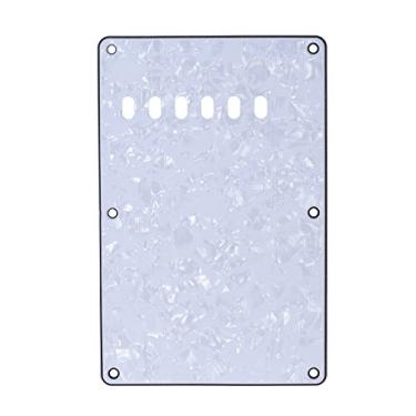 Imagem de SIMBAE Placa Traseira Pickguard Back Plate Cavity Tampa Backplate estilo vintage para Stratocaster Strat ST Padrão estilo moderno da guitarra elétrica 4ply