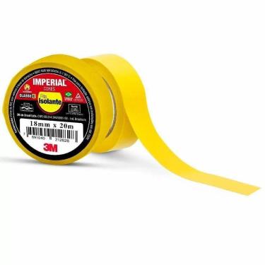 Imagem de Fita Isolante Imperial Amarelo 18mmx20m Amarelo