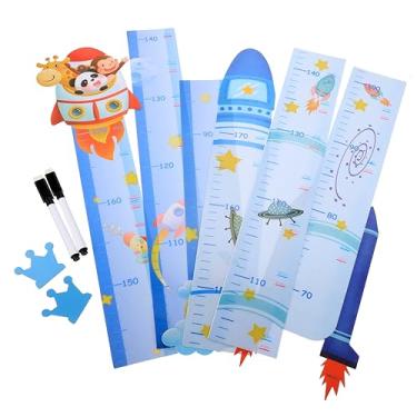 Imagem de FUNOMOCYA Régua De Medição De Altura Para Crianças 2 Peças Gráfico De Altura Para Crianças Gráfico De Crescimento Para Parede Haste Magnética Para Sala De Aula Quadro Branco Gráfico
