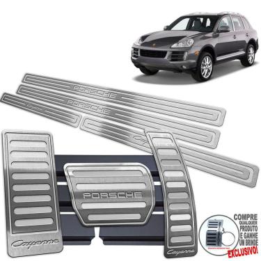 Imagem de Descanso Pedaleira Soleira Baixo Relevo Cayenne 2008 a 2010