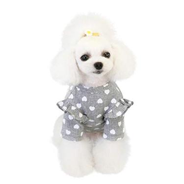 Imagem de Fantasia de filhote de cachorro com capuz moda bonita camiseta de Halloween roupas para cães de estimação moletom moderno pequeno médio cão gato vestuário