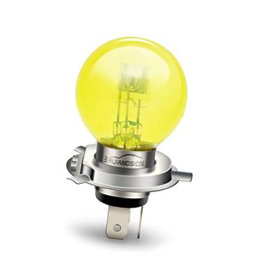 Imagem de Ruiandsion Lâmpada de halogêneo P43T H4 6V farol 45/40W 6 volts amarelo carro motocicleta farol